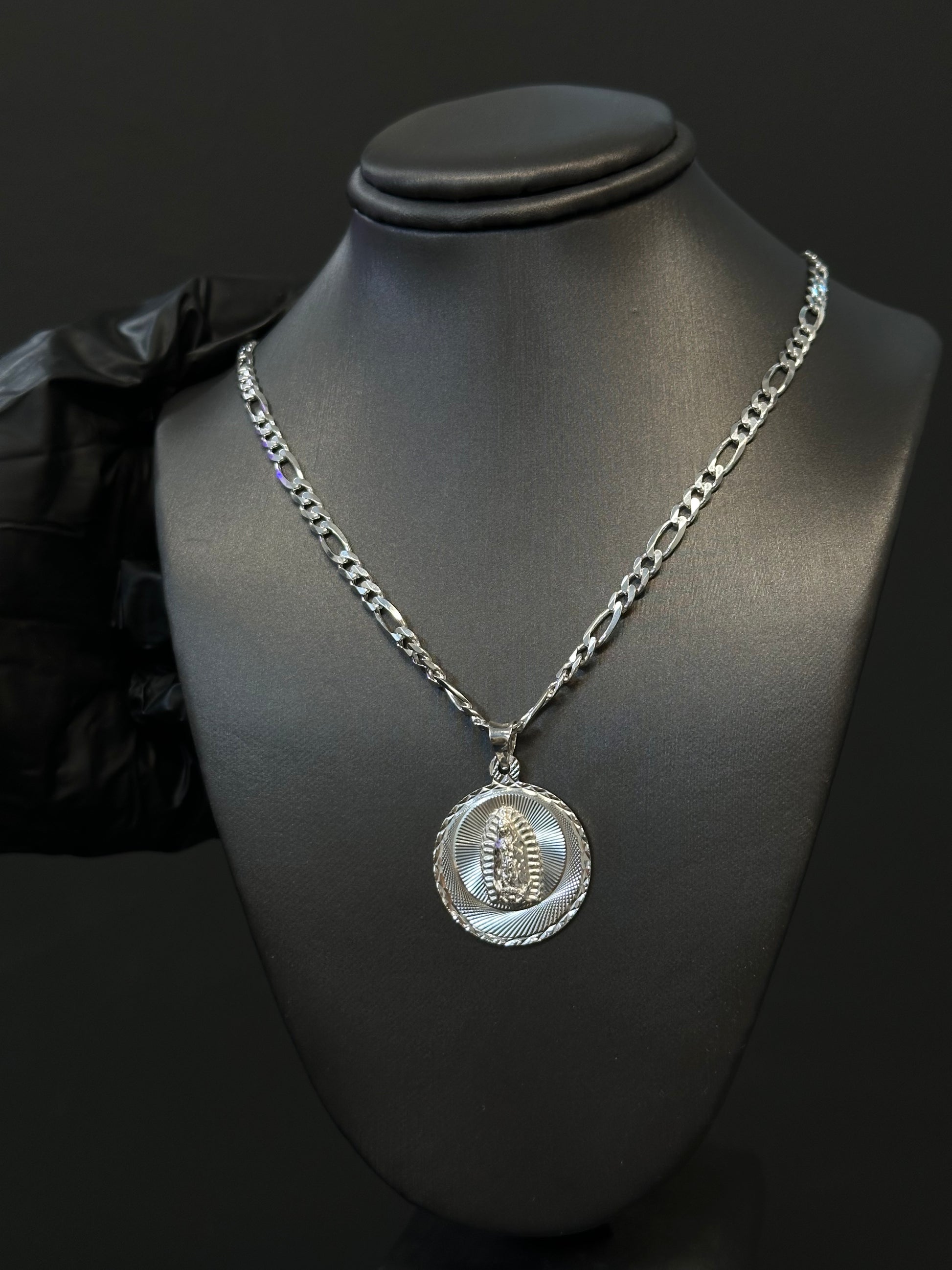 Silver Lady of Guadalupe Pendant