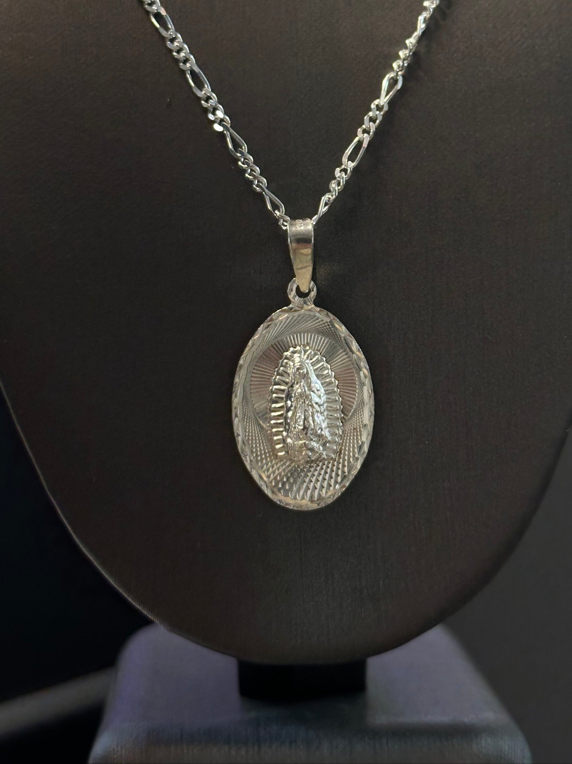Silver Lady of Guadalupe Pendant