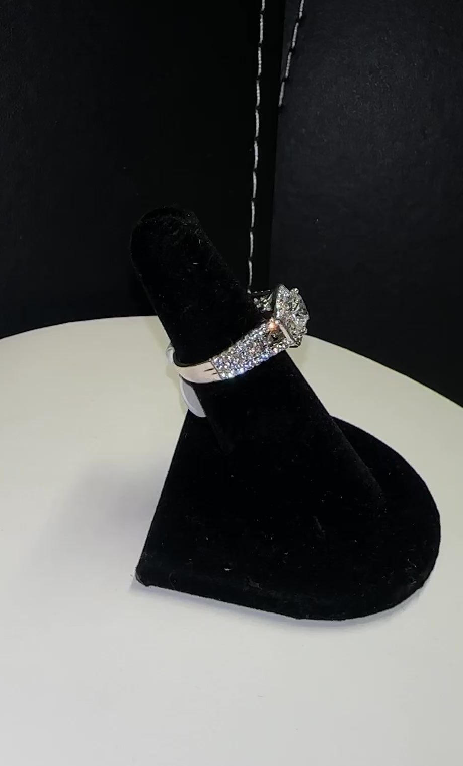 Silver Ring - Cushion Cut CZ