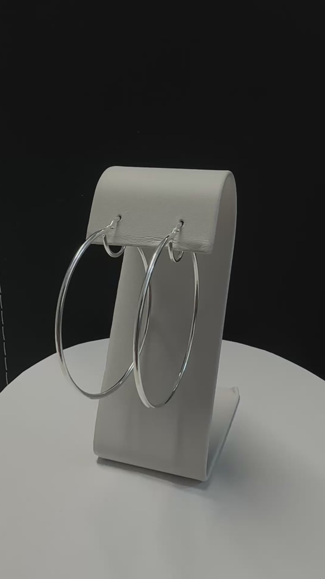 Silver Hoop Earrings