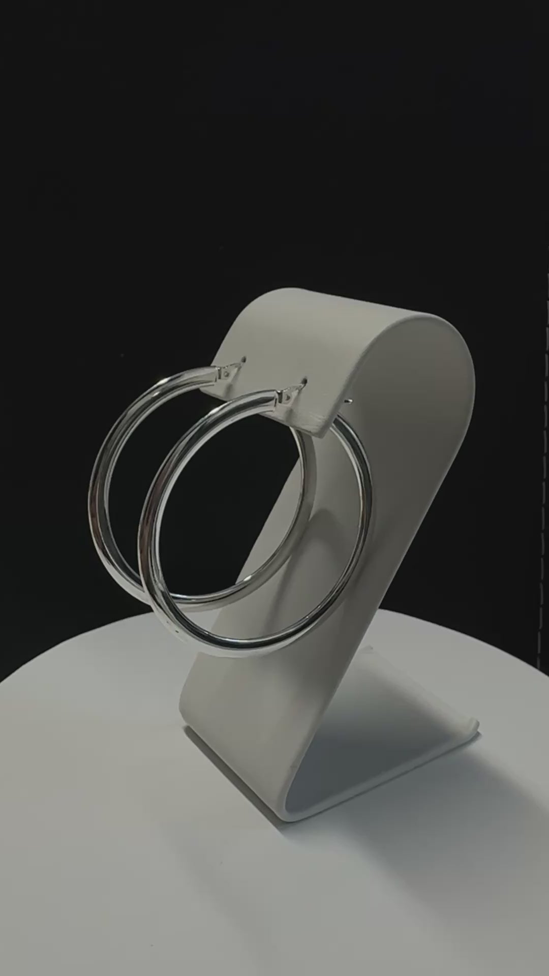 Silver Hoop Earrings