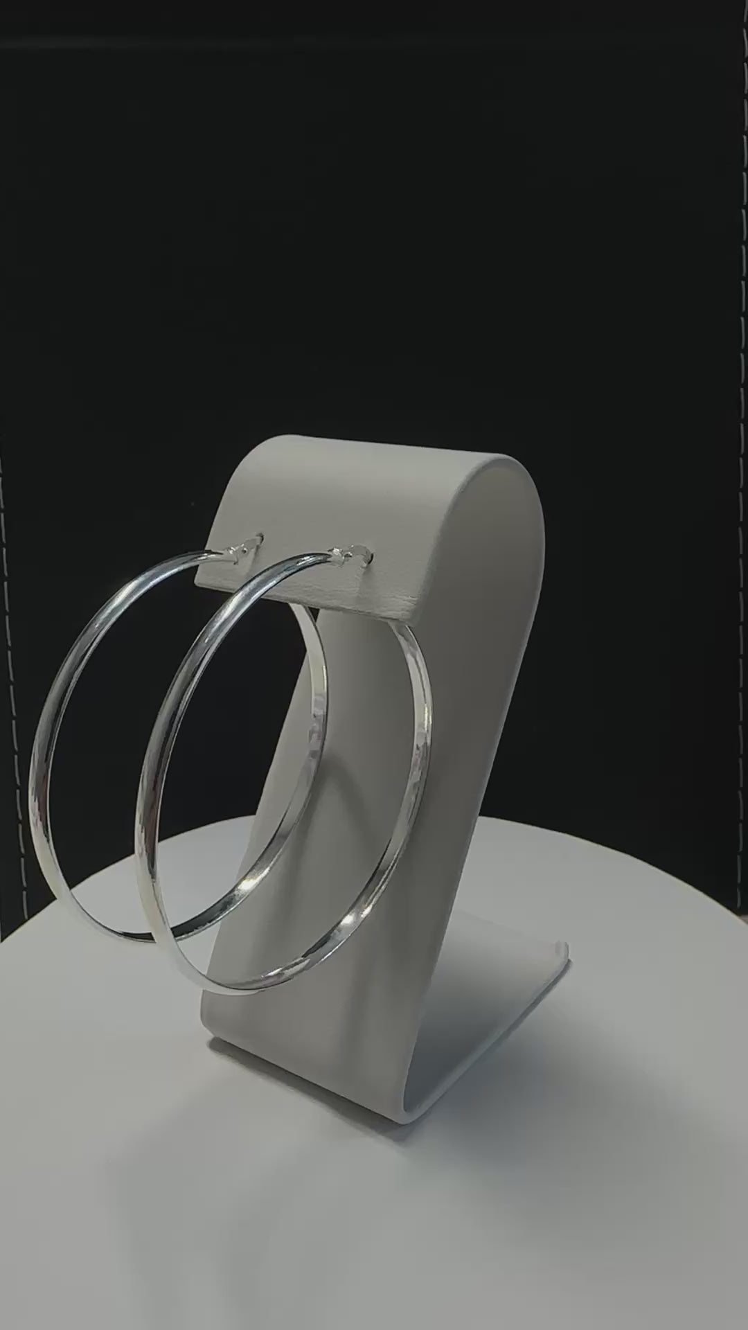 Silver Hoop Earrings