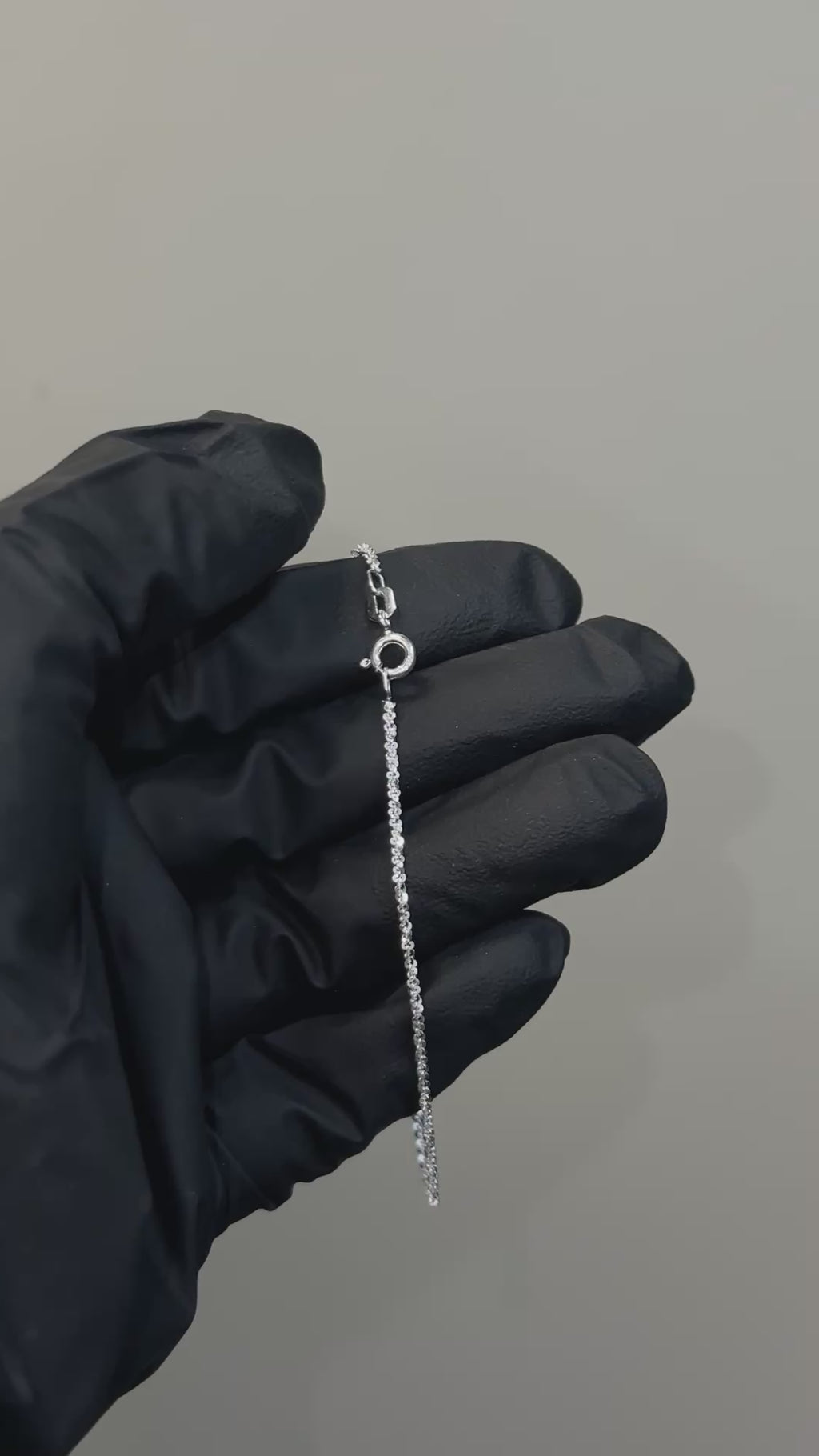 Silver Diamond Cut Bracelet