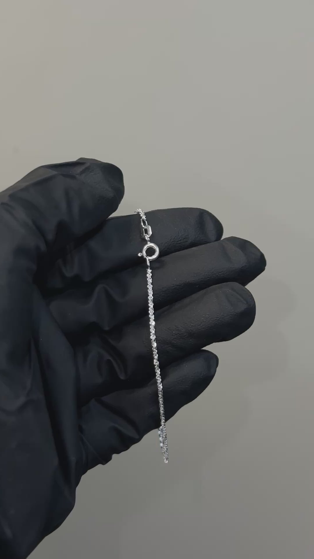 Silver Diamond Cut Bracelet