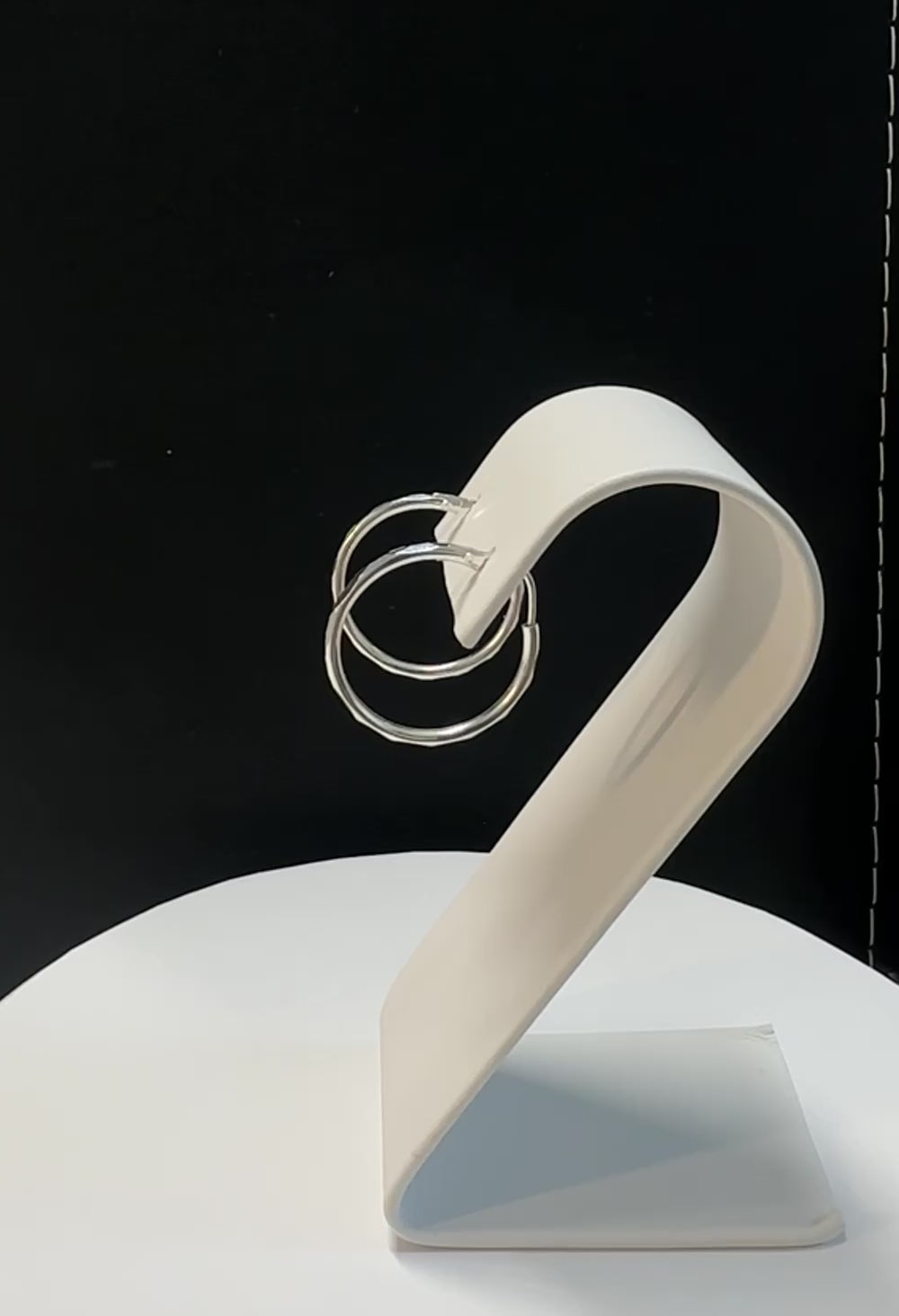 Small Silver Hoop Earrings