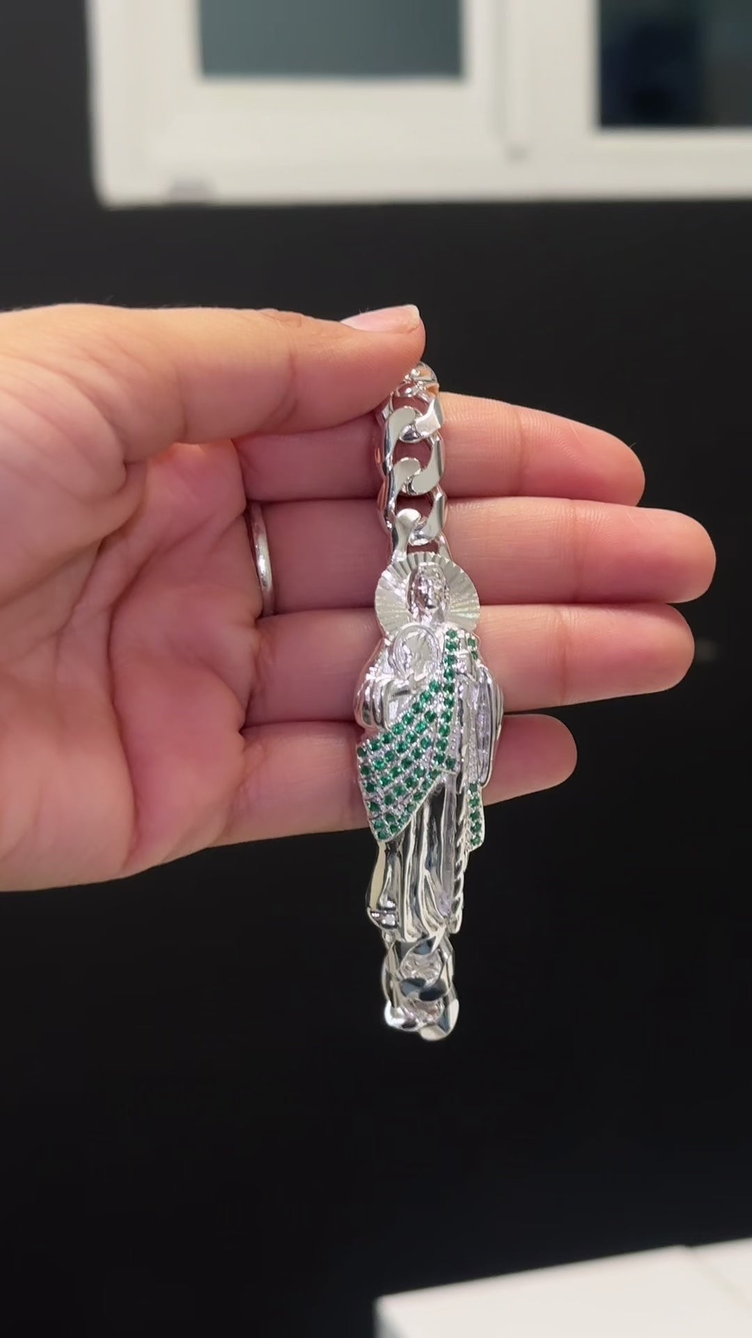 Silver San Judas Bracelet