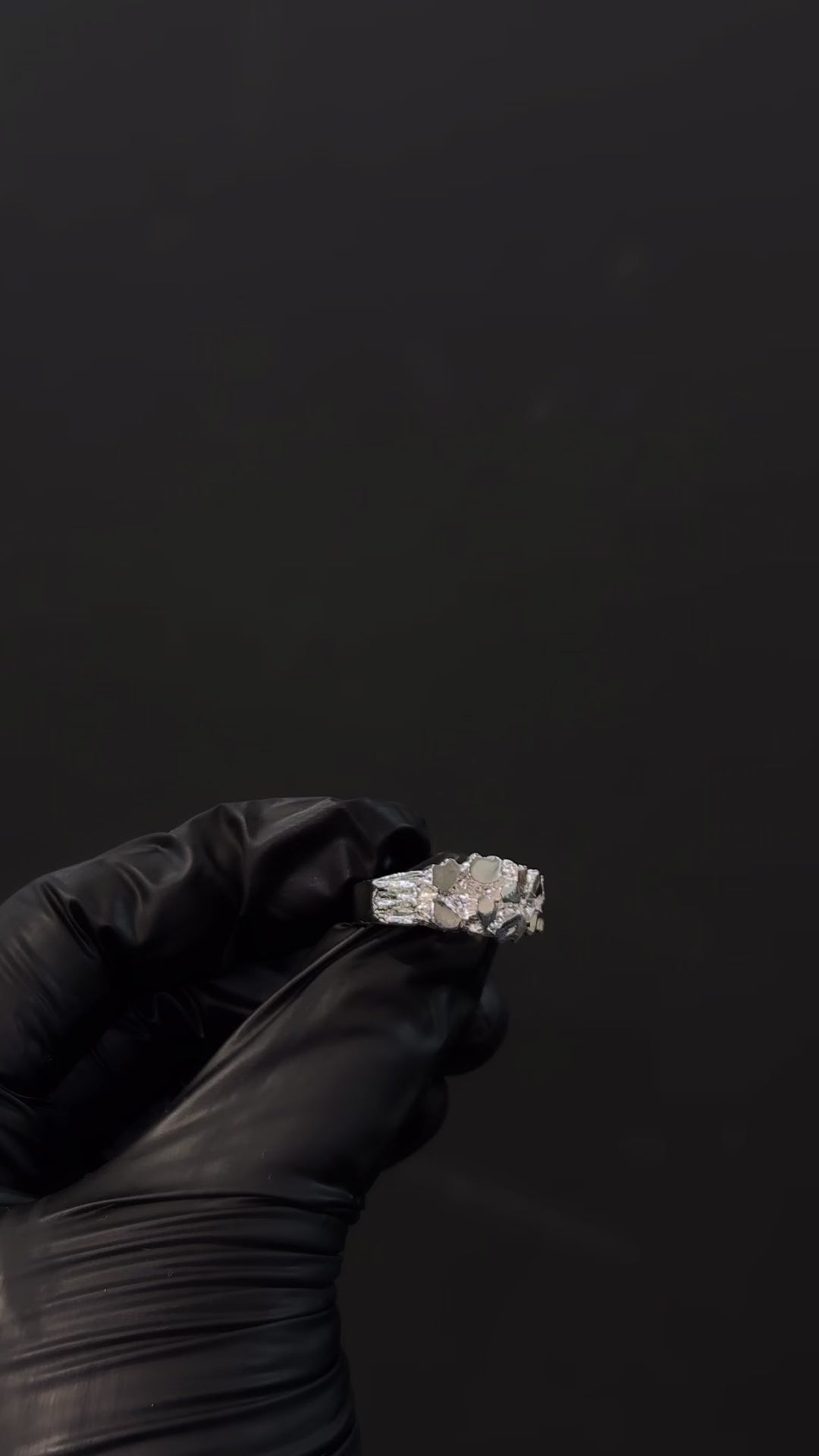 Silver Nugget Ring