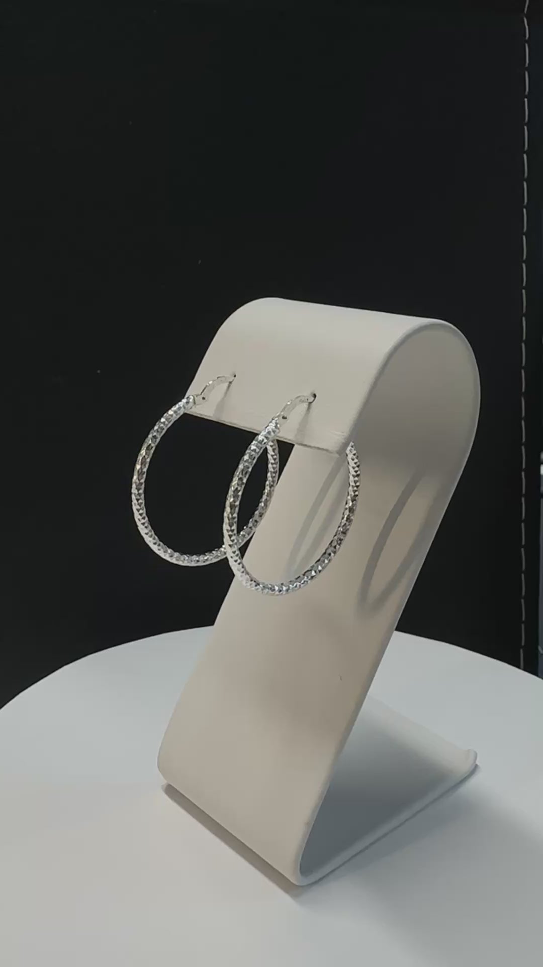 Small Silver Hoop Earrings
